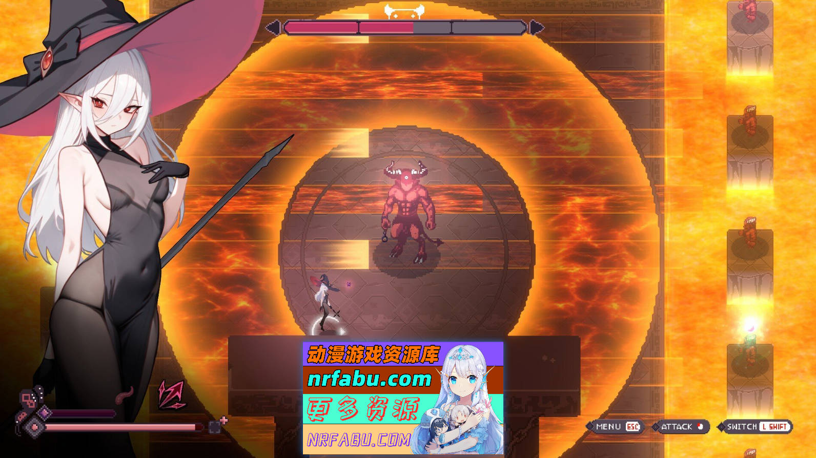 图片[5]-[PC/NR发布/像素ACT/汉化/动态]魔女的地牢V1.2.6.1 机翻汉化版+存档[新作][1.7G]