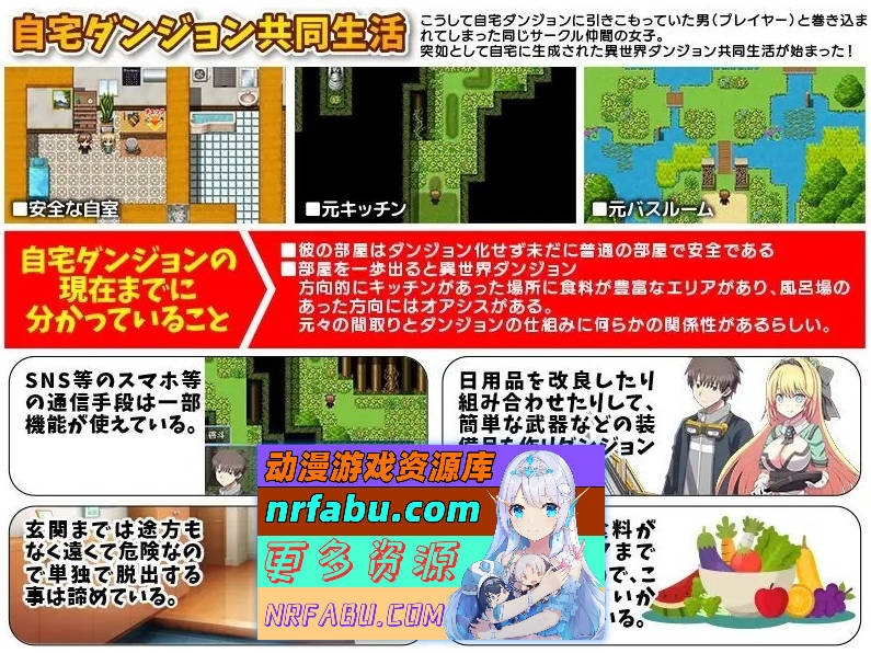 图片[5]-[PC/RPG/汉化]家里突然变成地下城了！我当然还是继续当个家里蹲 挂载AI汉化版+存档[新汉化][1G]